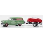 Schuco OPEL OLYMPIA VAN KUNDENDIENST 1950 WITH TRAILER + MASSERSCHMITT KR