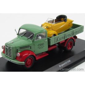   SCHUCO BORGWARD B2500 TRUCK CASSONATO REGENSBURG 1957 + MASSERSCHMITT KR