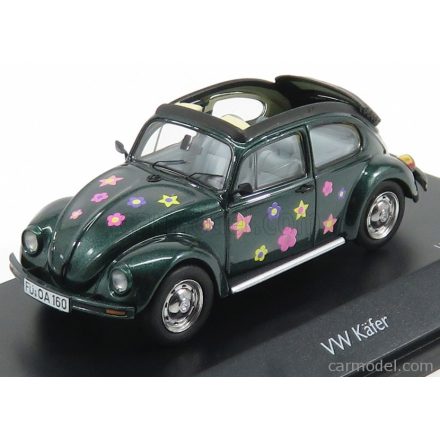 Schuco VOLKSWAGEN BEETLE KAFER BLUMEN CABRIOLET OPEN 1958