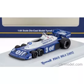   KYOSHO TYRRELL F1 P34/2 ELF 6 WHEELER N 3 SEASON 1977 RONNIE PETERSON