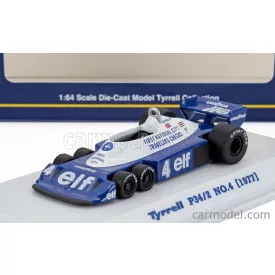   KYOSHO TYRRELL F1 P34/2 ELF 6 WHEELER N 4 SEASON 1977 PATRICK DEPAILLER