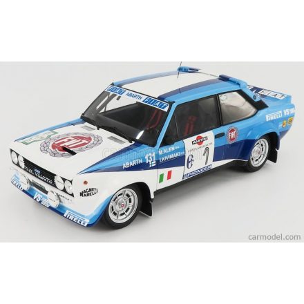 Kyosho FIAT 131 ABARTH TEAM FIAT WORKS N 1 RALLY COSTA SMERALDA 1981 M.ALEN - I.KIVIMAKI