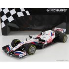 MINICHAMPS HAAS F1 VF-21 FERRARI 065/6 TEAM URALKALI N 9 BAHRAIN GP 2021 NIKITA MAZEPIN