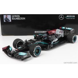   Minichamps MERCEDES F1 W12 MERCEDES M12 EQ POWER+ TEAM AMG PETRONAS MOTORSPORT FORMULA ONE N 44 WINNER BAHRAIN GP 2021 LEWIS HAMILTON