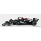 Minichamps MERCEDES F1 W12 MERCEDES M12 EQ POWER+ TEAM AMG PETRONAS MOTORSPORT FORMULA ONE N 44 WINNER BRAZILIAN GP (WITH FLAG) 2021 LEWIS HAMILTON