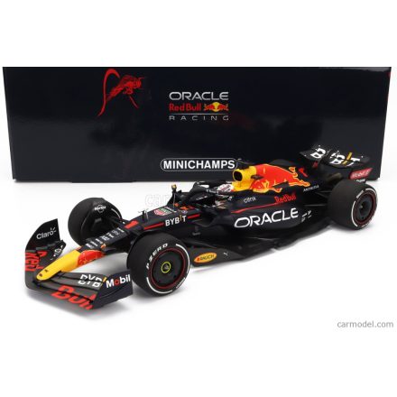Minichamps RED BULL F1 RB18 TEAM ORACLE RED BULL RACING N 1 WINNER AUSTIN USA GP WORLD CHAMPION 2022 MAX VERSTAPPEN