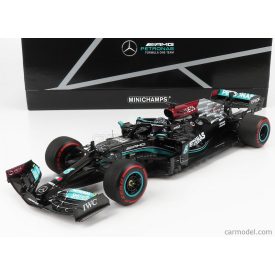   Minichamps MERCEDES F1 W12 MERCEDES M12 EQ POWER+ TEAM AMG PETRONAS MOTORSPORT FORMULA ONE N 44 WINNER BAHRAIN GP 2021 LEWIS HAMILTON