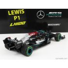 Minichamps MERCEDES F1 W12 MERCEDES M12 EQ POWER+ TEAM AMG PETRONAS MOTORSPORT FORMULA ONE N 44 WINNER SOTCHI RUSSIAN GP 2021 LEWIS HAMILTON - 100th VICTORY F1 - WITH PIT BOARD
