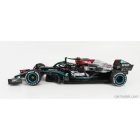 Minichamps MERCEDES F1 W12 MERCEDES M12 EQ POWER+ TEAM AMG PETRONAS MOTORSPORT FORMULA ONE N 44 WINNER BRAZILIAN GP (WITH FLAG) 2021 LEWIS HAMILTON