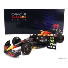   Minichamps RED BULL F1 RB19 TEAM ORACLE RED BULL RACING N 11 WINNER SAUDI ARABIAN GP WITH PIT BOARD 2023 SERGIO PEREZ