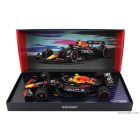 Minichamps RED BULL F1 RB19 TEAM ORACLE RED BULL RACING N 11 WINNER SAUDI ARABIAN GP WITH PIT BOARD 2023 SERGIO PEREZ