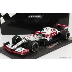   Minichamps Alfa Romeo F1 C41 TEAM ORLEN RACING N 7 LAST RACE ABU DHABI GP 2021 KIMI RAIKKONEN