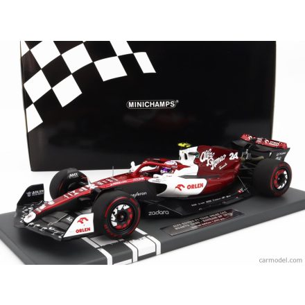 Minichamps Alfa Romeo F1 C42 TEAM ORLEN RACING N 24 BAHRAIN GP 2022 GUANYU ZHOU