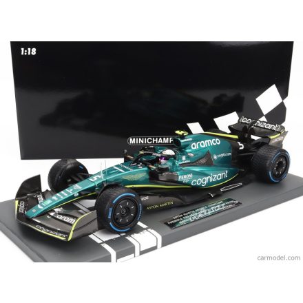 Minichamps ASTON MARTIN F1 AMR22 TEAM ARAMCO COGNIZART N 5 MONACO GP 2022 SEBASTIAN VETTEL