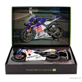   MINICHAMPS YAMAHA YZR-M1 TEAM FIAT WORLD CHAMPION N 46 MOTOGP SEASON DIRTY VERSION 2009 VALENTINO ROSSI