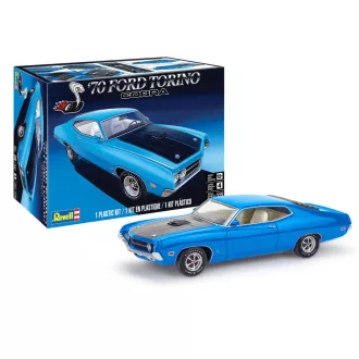 Revell - 1970 Ford Torino Cobra autó makett