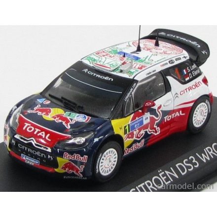 Norev CITROEN DS3 WRC Rally Mexico'11 winner Loeb / Elena