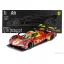 Burago FERRARI 499P 3.0L TURBO V6 TEAM FERRARI AF CORSE N 50 WINNER 24h LE MANS 2024 ANTONIO FUOCO - MIGUEL MOLINA - NICKLAS NIELSEN - CON VETRINA - WITH SHOWCASE