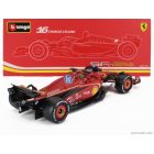 Burago FERRARI F1 SF-24 TEAM SCUDERIA FERRARI N 16 WINNER ITALY MONZA GP 2024 CHARLES LECLERC - WITH SHOWCASE