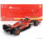 Burago FERRARI F1 SF-24 TEAM SCUDERIA FERRARI N 16 4th EMILIA ROMAGNA IMOLA GP 2024 CHARLES LECLERC - WITH SHOWCASE