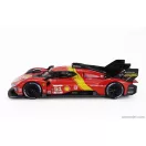 Burago FERRARI 499P 3.0L TURBO V6 TEAM FERRARI AF CORSE N 51 WINNER 24h LE MANS 2023 ALESSANDRO PIER GUIDI - JAMES CALADO - ANTONIO GIOVINAZZI