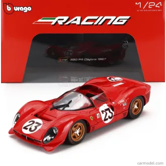   Burago FERRARI 330 P3 4.0L V12 SPIDER TEAM FERRARI SPA SEFAC N 23 WINNER 24h DAYTONA 1967 LORENZO BANDINI - CHRIS AMON
