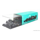Burago MERCEDES GP F1 W14 TEAM MERCEDES-AMG PETRONAS FORMULA ONE N 44 SEASON 2023 LEWIS HAMILTON - WITH PILOT AND SHOWCASE