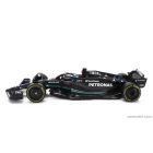 Burago MERCEDES GP F1 W14 TEAM MERCEDES-AMG PETRONAS FORMULA ONE N 63 SEASON 2023 GEORGE RUSSELL - WITH PILOT AND SHOWCASE