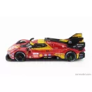 Burago FERRARI 499P 3.0L TURBO V6 TEAM FERRARI AF CORSE N 50 WINNER 24h LE MANS 2024 ANTONIO FUOCO - MIGUEL MOLINA - NICKLAS NIELSEN
