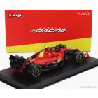 Burago FERRARI F1 SF-23 TEAM SCUDERIA FERRARI N 55 POLE POSITION 3rd MONZA ITALY GP 2023 CARLOS SAINZ - WITH PILOT AND SHOWCASE