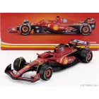 Burago FERRARI F1 SF-24 TEAM SCUDERIA FERRARI N 55 4th ITALY MONZA GP 2024 CARLOS SAINZ