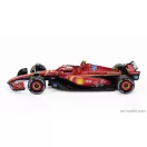 Burago FERRARI F1 SF-24 TEAM SCUDERIA FERRARI N 55 4th ITALY MONZA GP 2024 CARLOS SAINZ