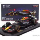 Burago Red Bull F1 RB20 TEAM ORACLE RED BULL RACING N 1 WORLD CHAMPION SEASON 2024 MAX VERSTAPPEN - WITH PILOT AND SHOWCASE