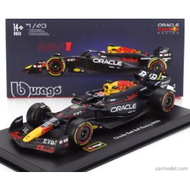   Burago Red Bull F1 RB20 TEAM ORACLE RED BULL RACING N 1 WORLD CHAMPION SEASON 2024 MAX VERSTAPPEN - WITH PILOT AND SHOWCASE