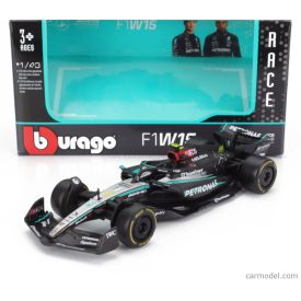   Burago MERCEDES F1 W15 EQ PERFORMANCE TEAM AMG PETRONAS MOTORSPORT N 44 SEASON 2024 LEWIS HAMILTON