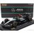 Burago MERCEDES F1 W15 EQ PERFORMANCE TEAM AMG PETRONAS MOTORSPORT N 44 SEASON 2024 LEWIS HAMILTON - WITH PILOT AND SHOWCASE