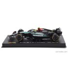 Burago MERCEDES F1 W15 EQ PERFORMANCE TEAM AMG PETRONAS MOTORSPORT N 44 SEASON 2024 LEWIS HAMILTON - WITH PILOT AND SHOWCASE