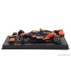 Burago McLAREN F1 MCL38 TEAM MCLAREN N 4 SEASON 2024 LANDO NORRIS - WITH PILOT AND SHOWCASE