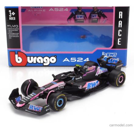 BURAGO RENAULT F1 A524 TEAM BWT ALPINE N 10 SEASON 2024 PIERRE GASLY