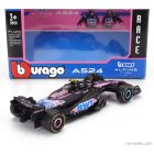BURAGO RENAULT F1 A524 TEAM BWT ALPINE N 10 SEASON 2024 PIERRE GASLY