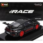 Burago PORSCHE 911 992 GT3 RS COUPE 2022 - CON VETRINA - WITH SHOWCASE