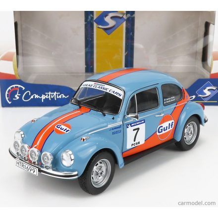 Solido VOLKSWAGEN BEETLE 1303 TEAM GULF N 7 RALLY COLDS BALLS 2019