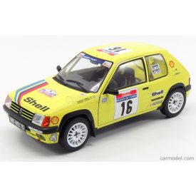   Solido Peugeot 205 SHELL N 35 RALLY TOUR DE CORSE 1990 F.DOENLEN - E.MERCIOL