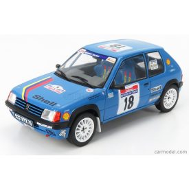   Solido Peugeot 205 N 18 RALLY TOUR DE CORSE 1990 H.VERICEL - CHOLLIER