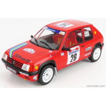 Solido Peugeot 205 RALLYE N 26 RALLY TOUR DE CORSE 1990 H.DEVIN - F.VISTE