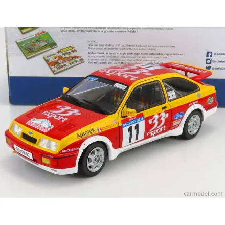 Solido Ford SIERRA RS COSWORTH N 11 RALLY TOUR DE CORSE 1987 D.AURIOL - B.OCCELLI