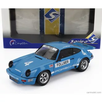   Solido PORSCHE 911 CARRERA 3.0 RSR N 4 IROC RIVERSIDE 1974 GEORGE FOLLMER