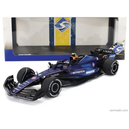 Solido WILLIAMS F1 FW46 TEAM WILLIAMS RACING N 2 SAUDI ARABIA 2024 LOGAN SARGEANT