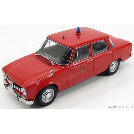 Minichamps ALFA ROMEO EXCLUSIVE FOR ITALY GIULIA 1300 VIGILI DEL FUOCO 1966 FIRE ENGINE WITH TWO HEADLIGHTS