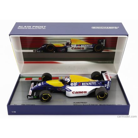 MINICHAMPS - WILLIAMS - F1 RENAULT FW15 TEAM WILLIAMS CANON N 2 WORLD CHAMPION SEASON 1993 ALAIN PROST